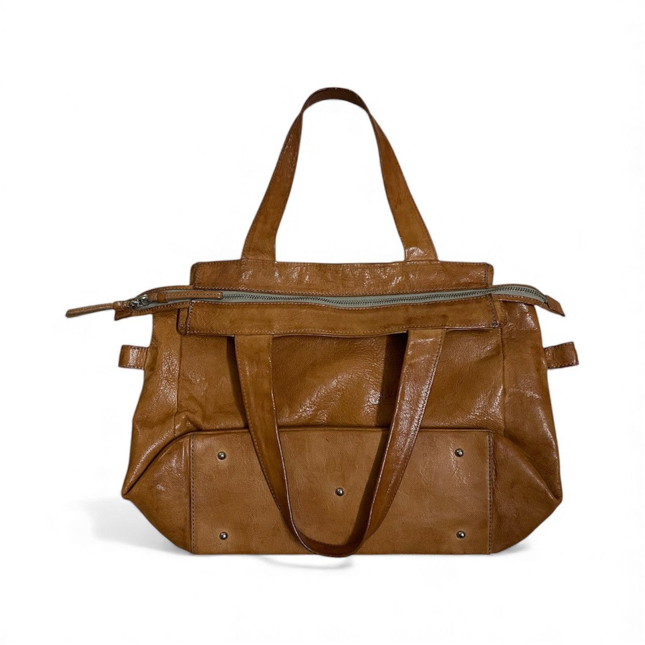Margaret Howell Margeret Howell x Idea Leather Tote Bag Size ONE SIZE - 3 Thumbnail
