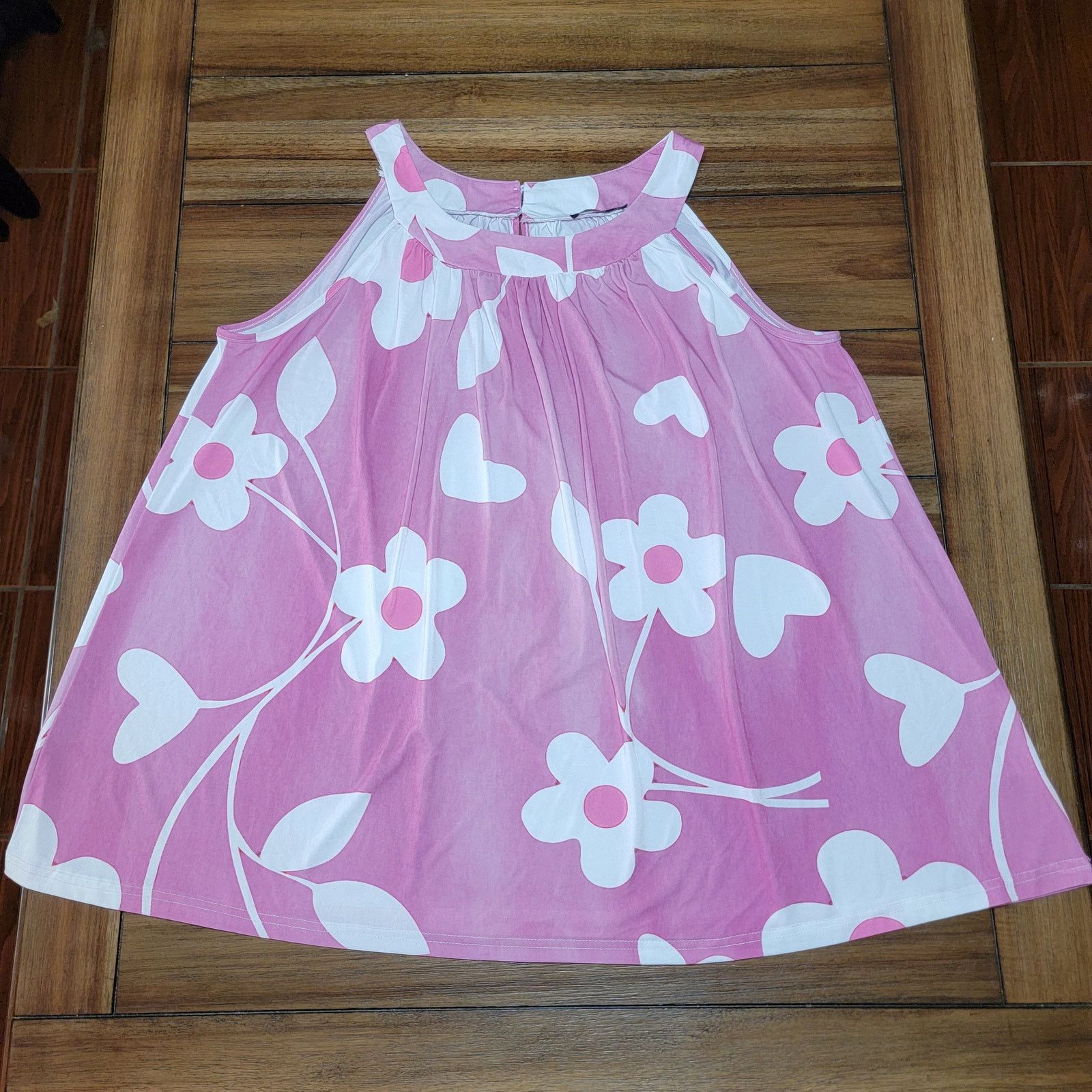Other Lily by Firmiana Flowers Sleeveless Blouse - Size 3X Size 3XL / US 20-22 - 1 Thumbnail