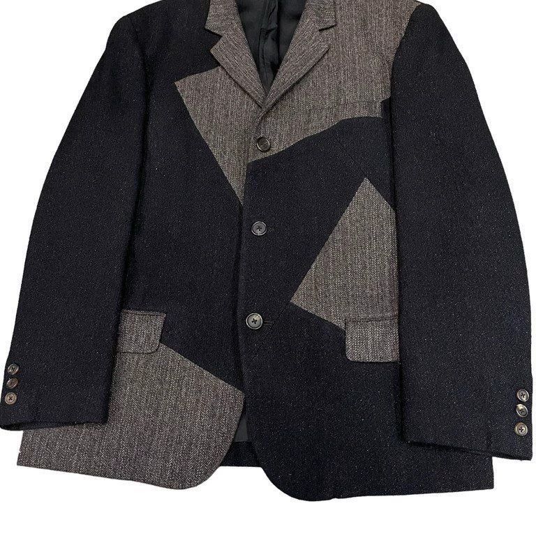 Yohji Yamamoto Yohji Yamamoto Wool paneled jacket 2502-Nextarrow Size US L / EU 52-54 / 3 - 3 Thumbnail