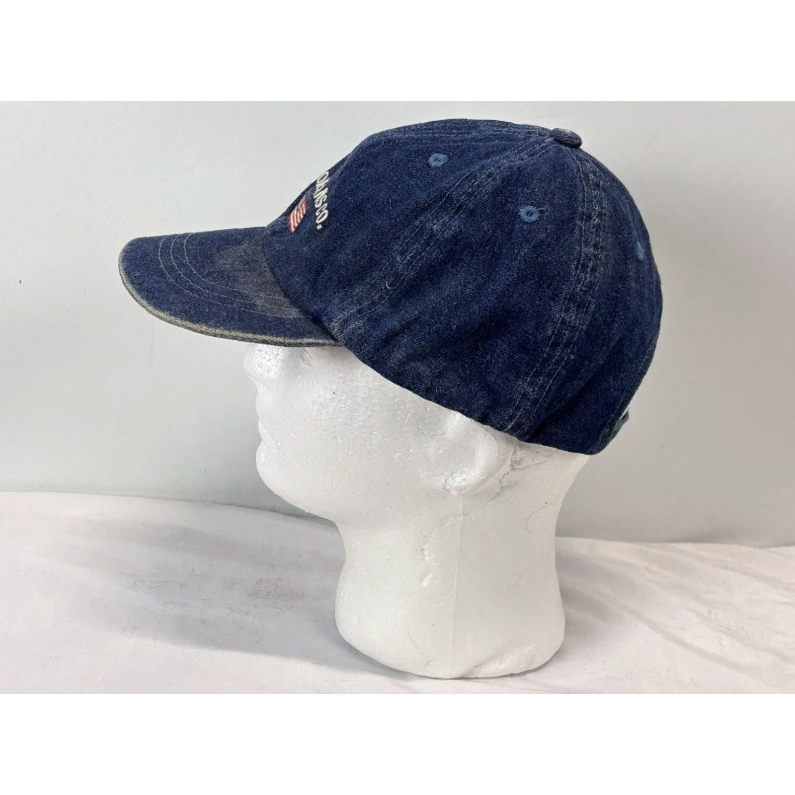 Polo Ralph Lauren VINTAGE Polo Ralph Lauren Denim Baseball Cap Hat Blue Adjustable Mens 90s Size US M / EU 48-50 / 2 - 3 Thumbnail