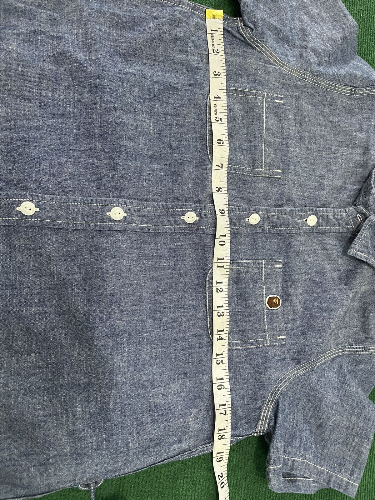 Bape Chambray Button Up Shirt Dress Size XS / US 0-2 / IT 36-38 - 12 Thumbnail