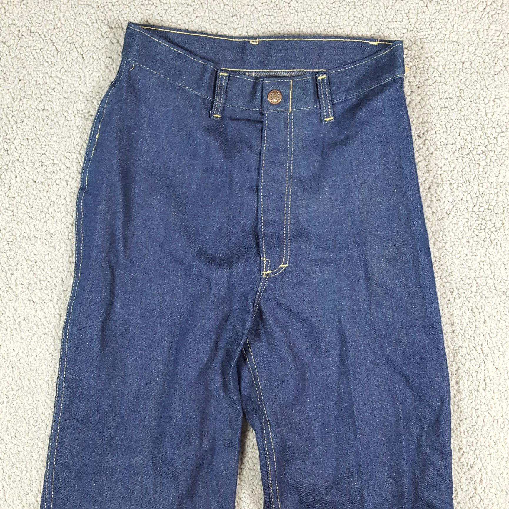 Vintage VINTAGE Robin Western Jeans Women Regular 24 Denim Blue 80s 90s Bohemian Cowboy Straight Pants Womens Size 42" / US 20 - 3 Thumbnail