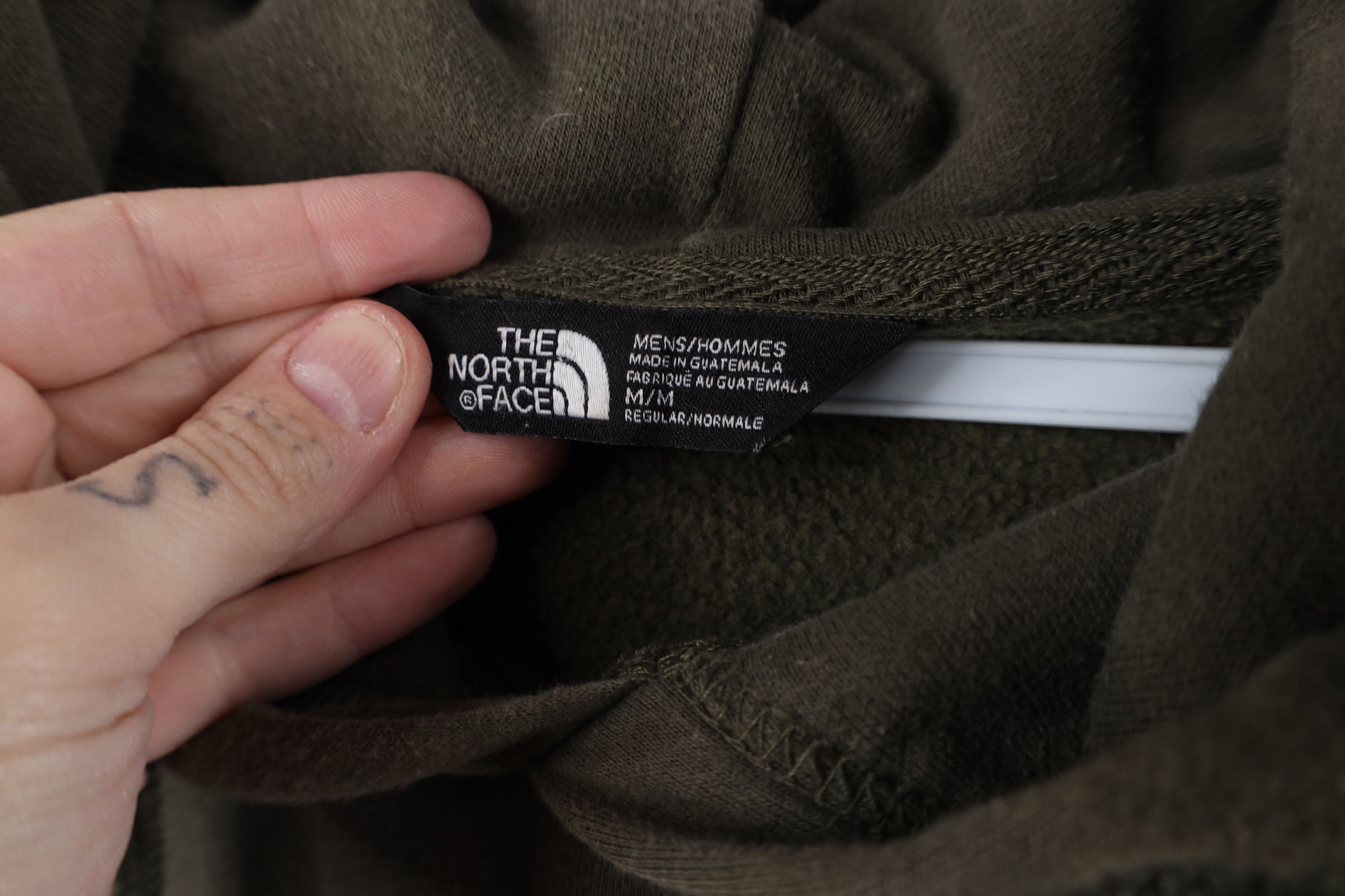 The North Face × Vintage Vintage Y2K The North Face Spell Out Big Logo Hoodie Green Size US M / EU 48-50 / 2 - 10 Thumbnail
