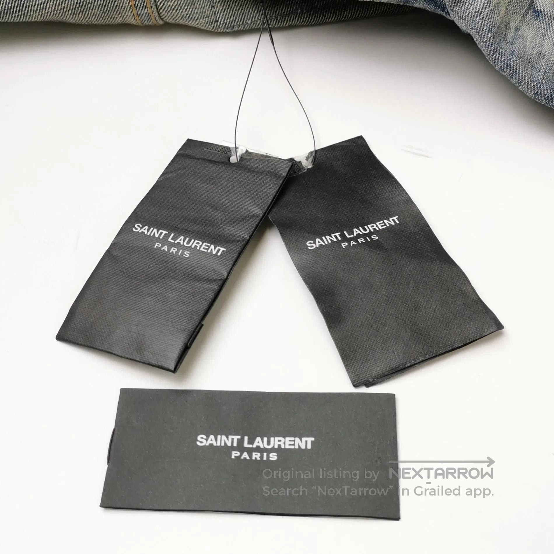 Saint Laurent Paris Saint Laurent Cotton Denim Jacket M. Size US M / EU 48-50 / 2 - 9 Thumbnail