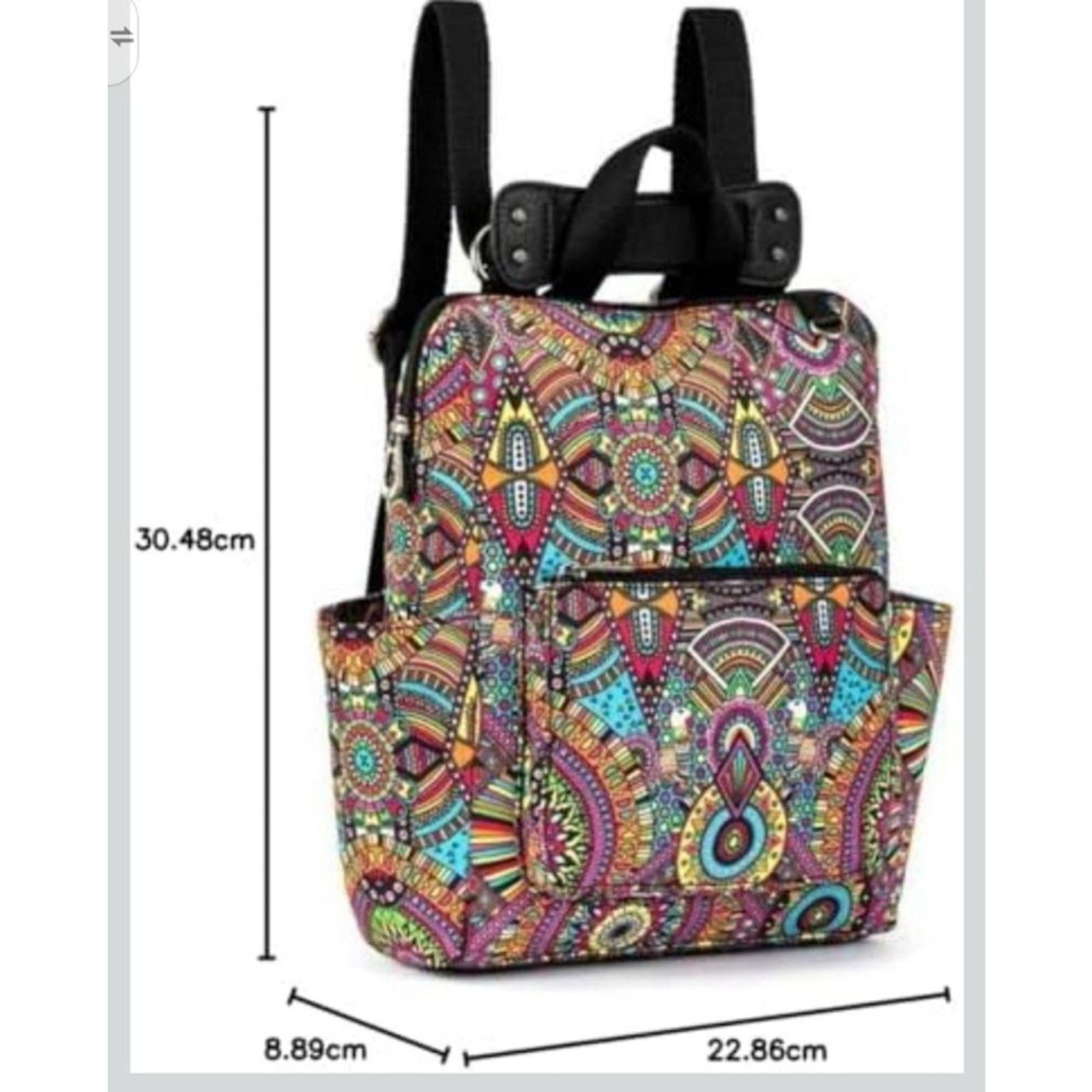 The Sak Sakroots Lola Convertible Backpack Rainbow Wanderlust Print Size ONE SIZE - 2 Thumbnail