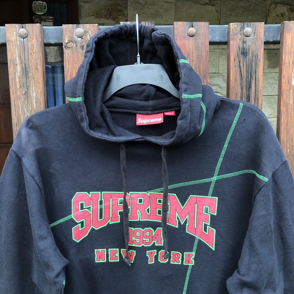 Supreme 🔥RARE🔥 VTG SUPREME COLLAGE HOODIE 2007 Size US XL / EU 56 / 4 - 2 Thumbnail