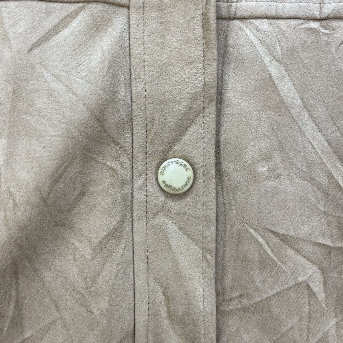 Courreges 💥Vintage Courreges Suede Leather Knit Sleeves Size M / US 6-8 / IT 42-44 - 5 Thumbnail