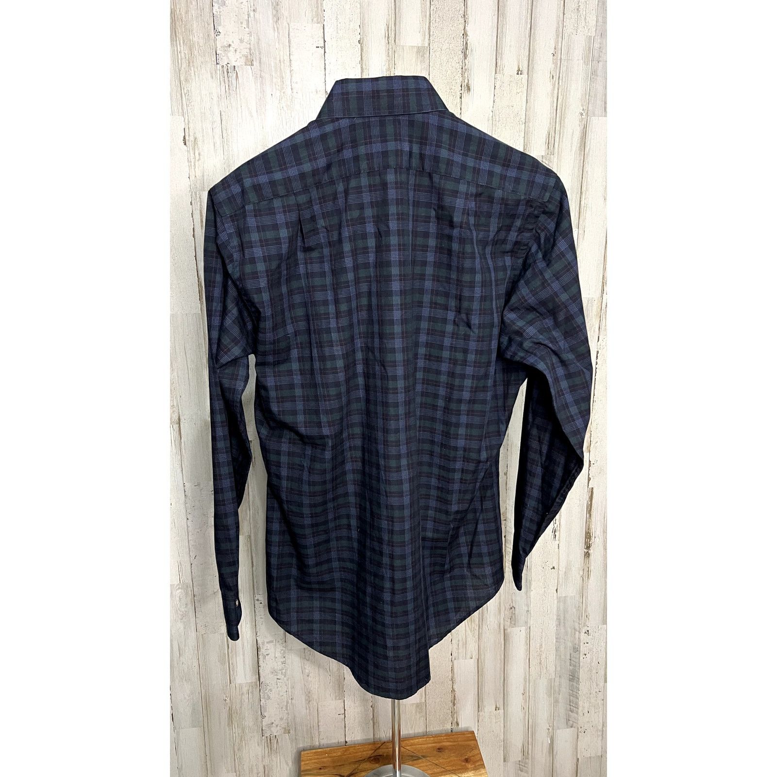 Etienne Aigner Etienne Aigner Men's Plaid Long Sleeve Button-Up Shirt Size US S / EU 44-46 / 1 - 3 Thumbnail