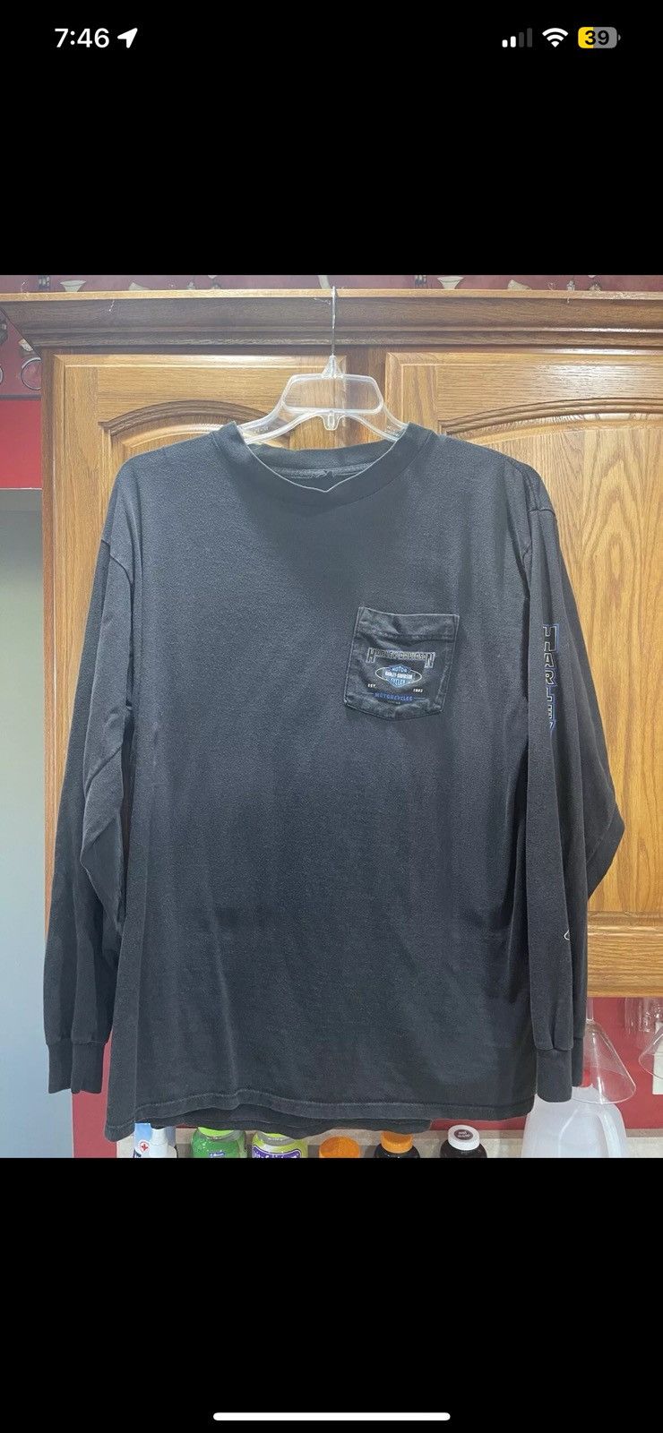 Harley Davidson × Vintage Vtg Harley Davidson St. Louis Made USA Y2K LS Shirt XL Size US XL / EU 56 / 4 - 1 Thumbnail