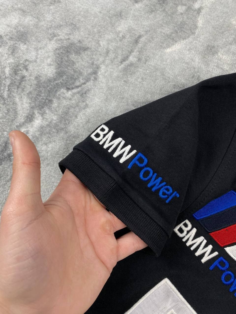 BMW Vintage BMW Racing Polo Shirt Big Logo Size US L / EU 52-54 / 3 - 7 Thumbnail