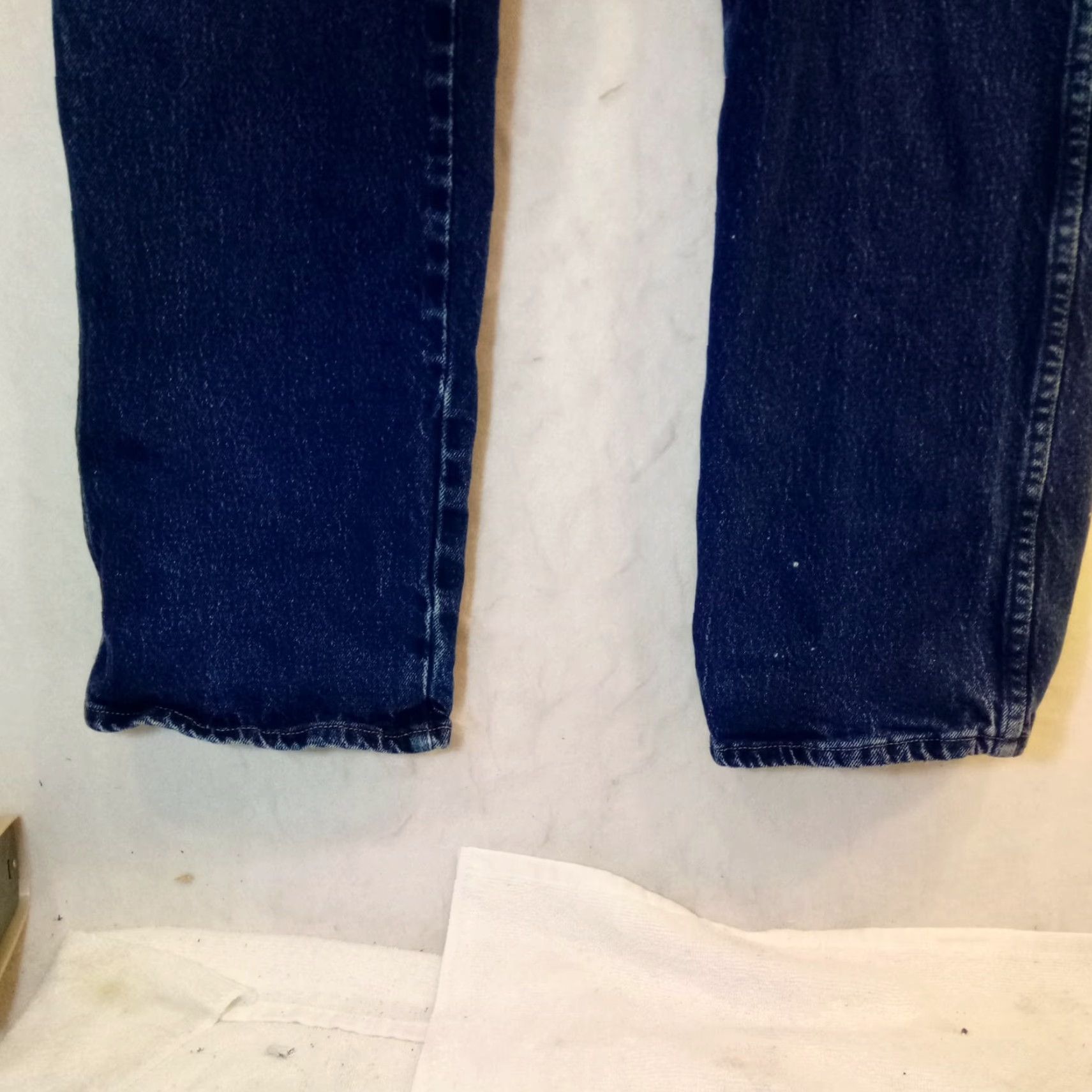 Wrangler VINTAGE Wrangler 947STR Jeans Denim Straight 36x30 98% cotton 2% spandex Blue Men Regular Inseam 30 Pockets Cowboy XL 2 Size US 36 / EU 52 - 4 Thumbnail