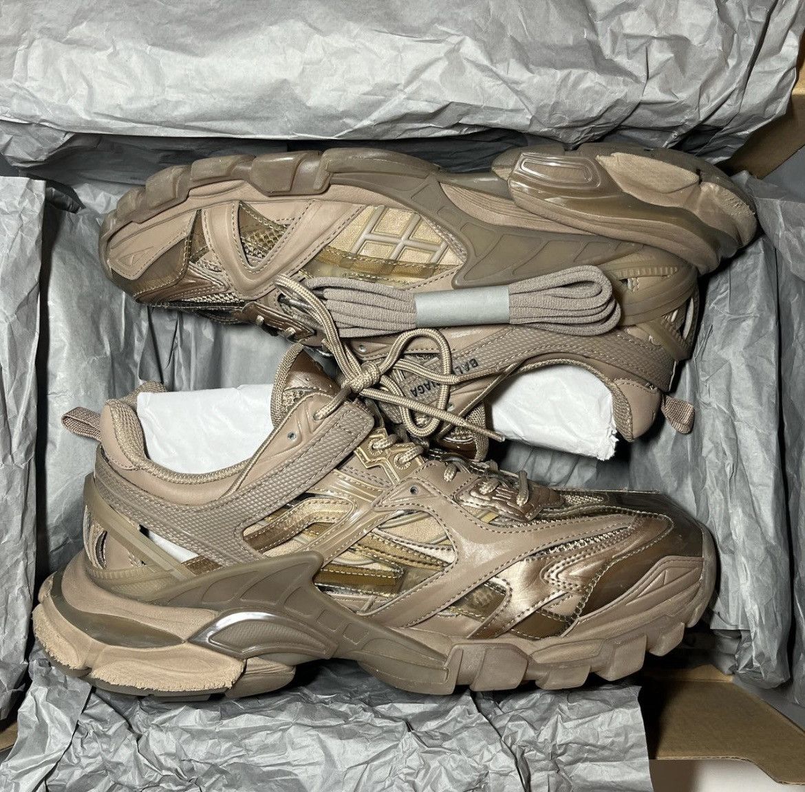 Balenciaga Balenciaga track 2 dark beige Size US 10 / EU 43 - 7 Thumbnail