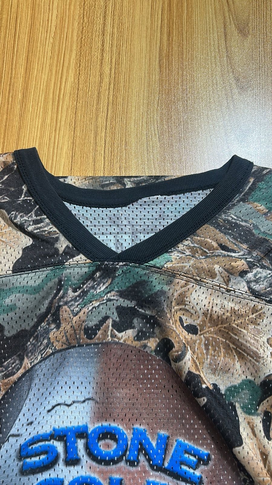 WWF 1999 WWF Stone Cold 3:16 Camo Jersey Size US XL / EU 56 / 4 - 4 Thumbnail