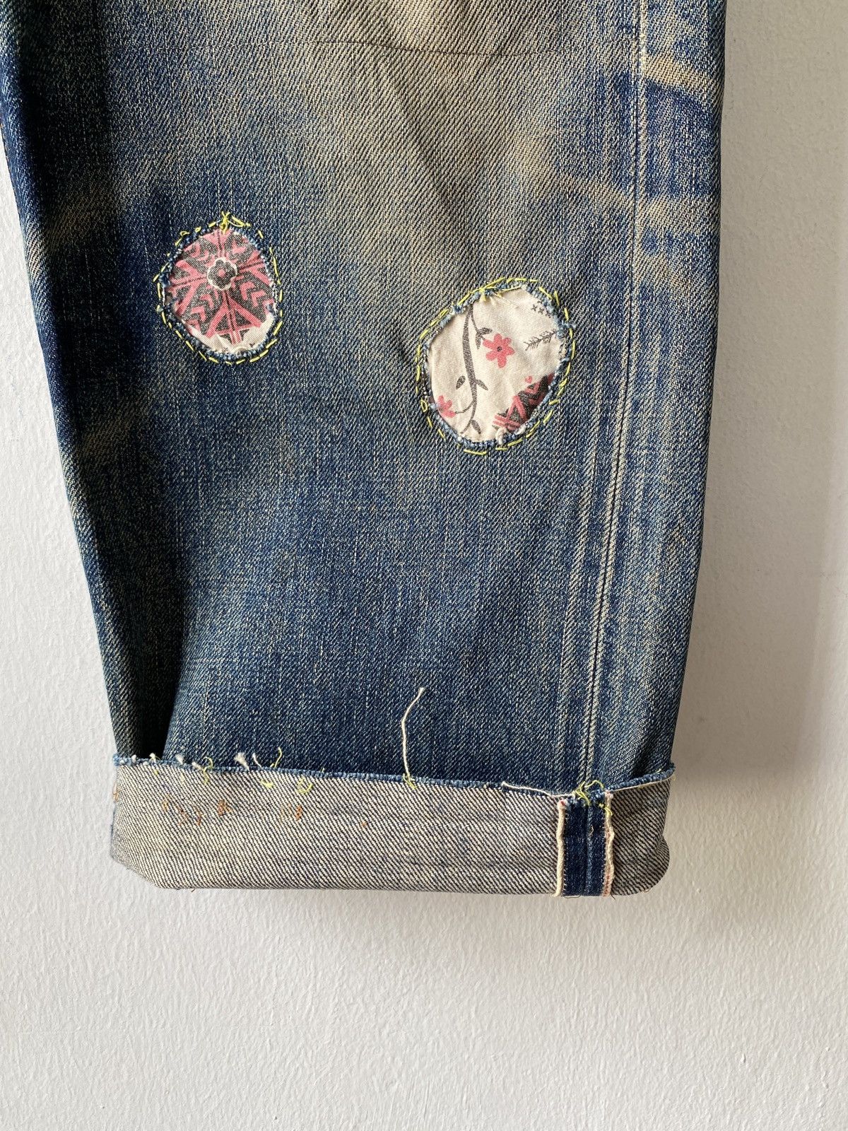 Levi's Vintage Levi’s 502XX Selvedge Rusty Distressed Denim Size US 33 - 5 Thumbnail
