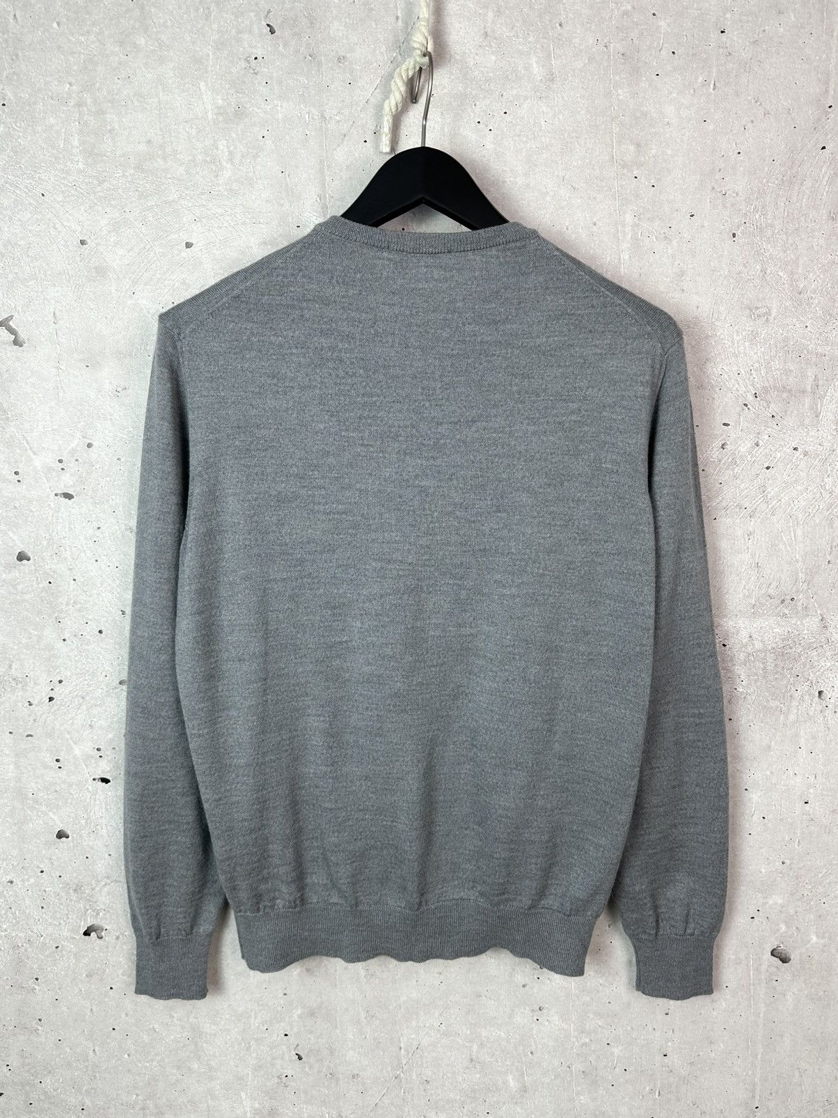 Drumohr Drumohr Made in Italy Wool Knit Long Sleeve V-neck Sweater Size US M / EU 48-50 / 2 - 6 Thumbnail