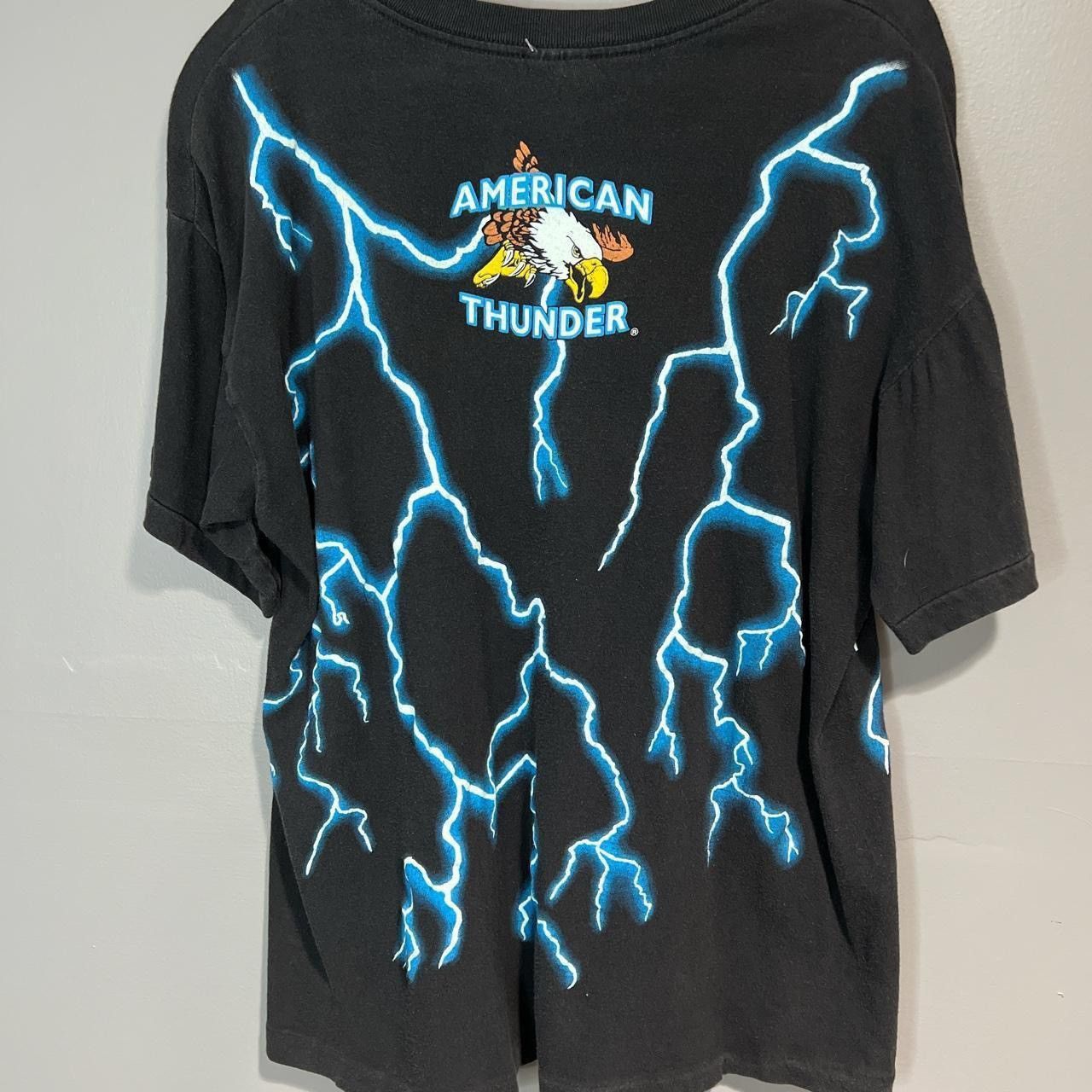 Vintage Vintage American Thunder Jack Daniel’s lightning thunder tee Size US XL / EU 56 / 4 - 2 Thumbnail