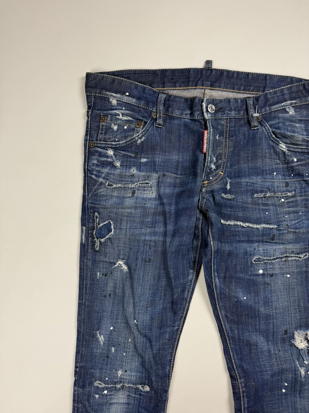 Dsquared2 Dsquared 2 Men’s Distressed Denim Sexy Boot Cut Jeans Size US 34 / EU 50 - 6 Thumbnail