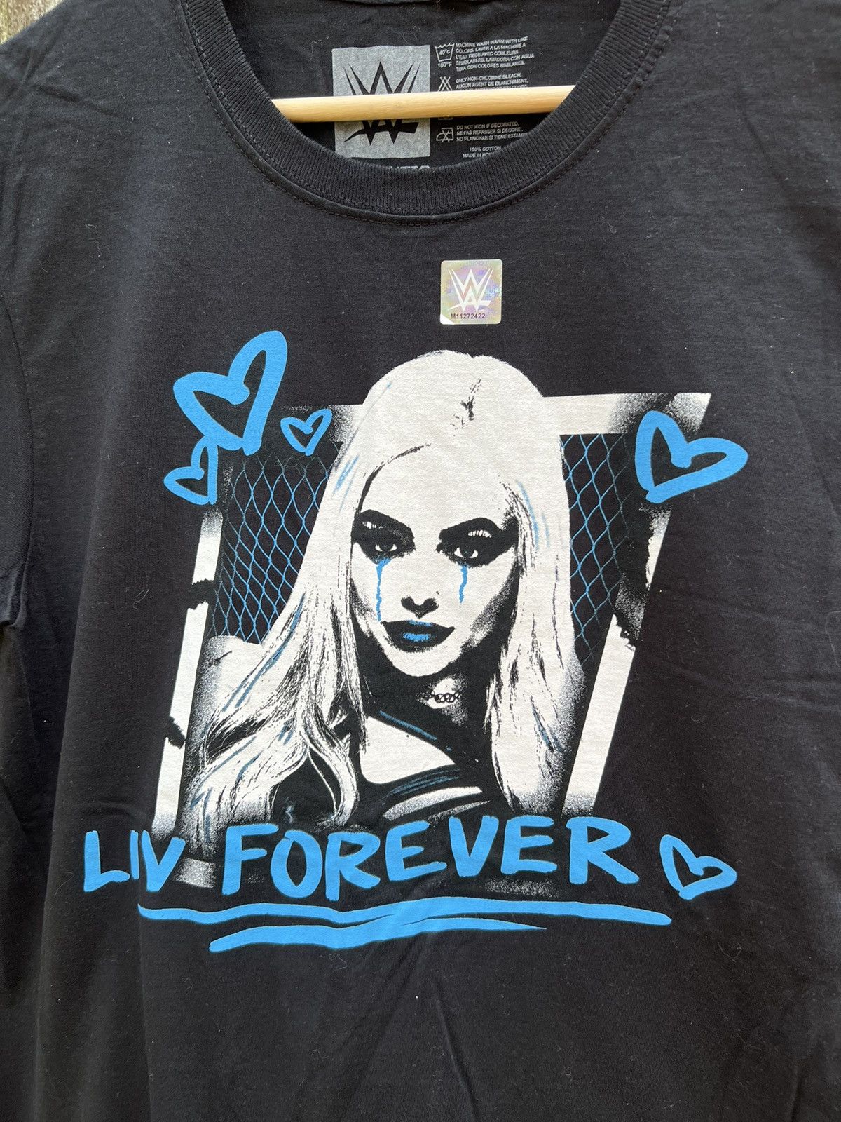 WWE Liv Morgan Officially Licensed WWE “Liv Forever” T Shirt M Size US M / EU 48-50 / 2 - 2 Thumbnail