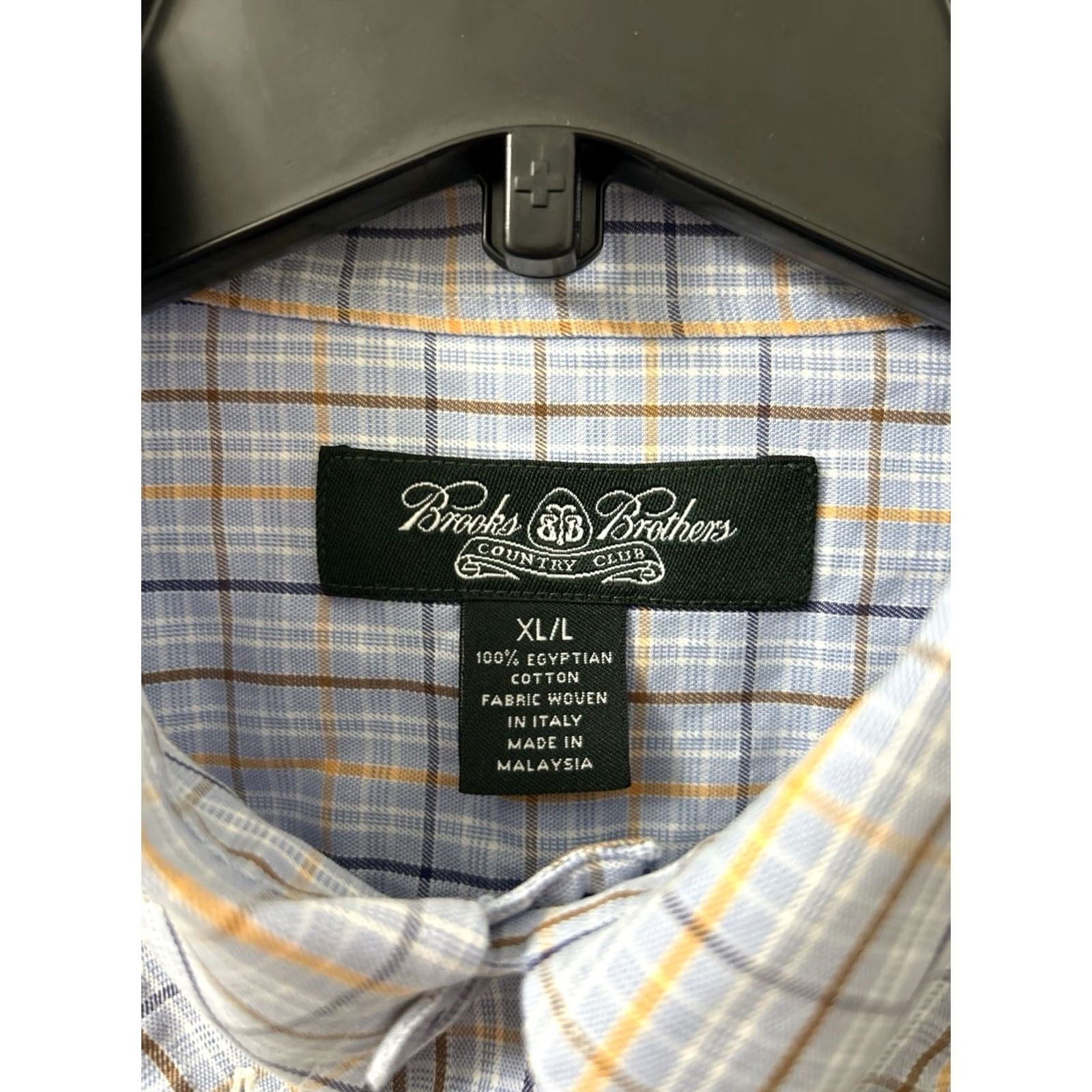 Brooks Brothers Brooks Brothers Country Club Shirt Men XL Blue Plaid Egyptian Cotton Button Down Shirt Up Button-Down Size US XL / EU 56 / 4 - 6 Thumbnail