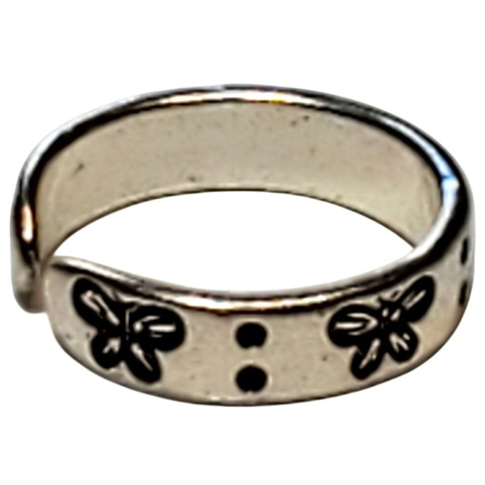 Other 925 Silver Butterfly Design Ring Sz 5.5 Unsigned Minimalist Size ONE SIZE - 3 Thumbnail