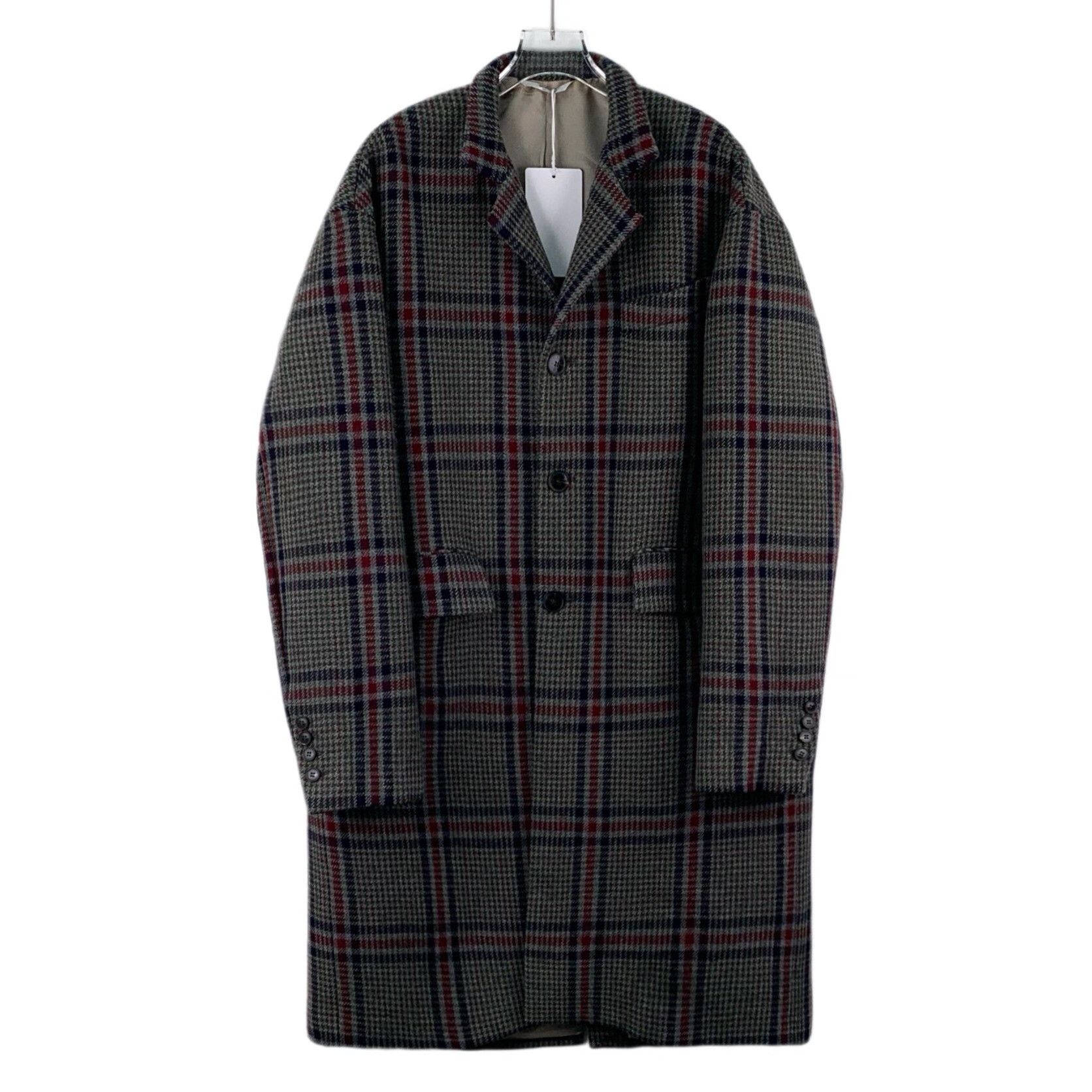 Valentino Valentino Wool Plaid Multi Coat M Women Size M / US 6-8 / IT 42-44 - 1 Thumbnail