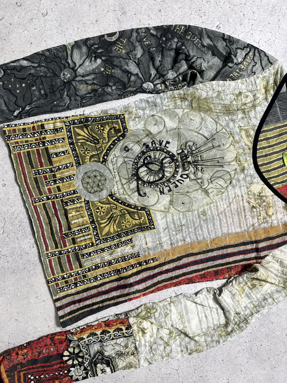 Jean Paul Gaultier Save The Queen Multicolor Art Print Longsleeve Size L Size L / US 10 / IT 46 - 5 Thumbnail