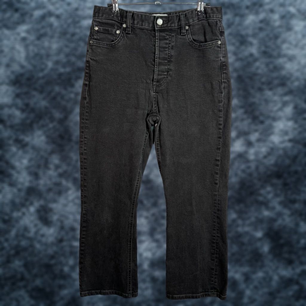 Boyish Boyish Brady La Strada Jeans Size 28 Black Denim Cotton Blend Women’s Jeans 5-Pocket Straight Inseam 25 in Vintage No Mens Womens Girls Size 28" / US 6 / IT 42 - 1 Thumbnail