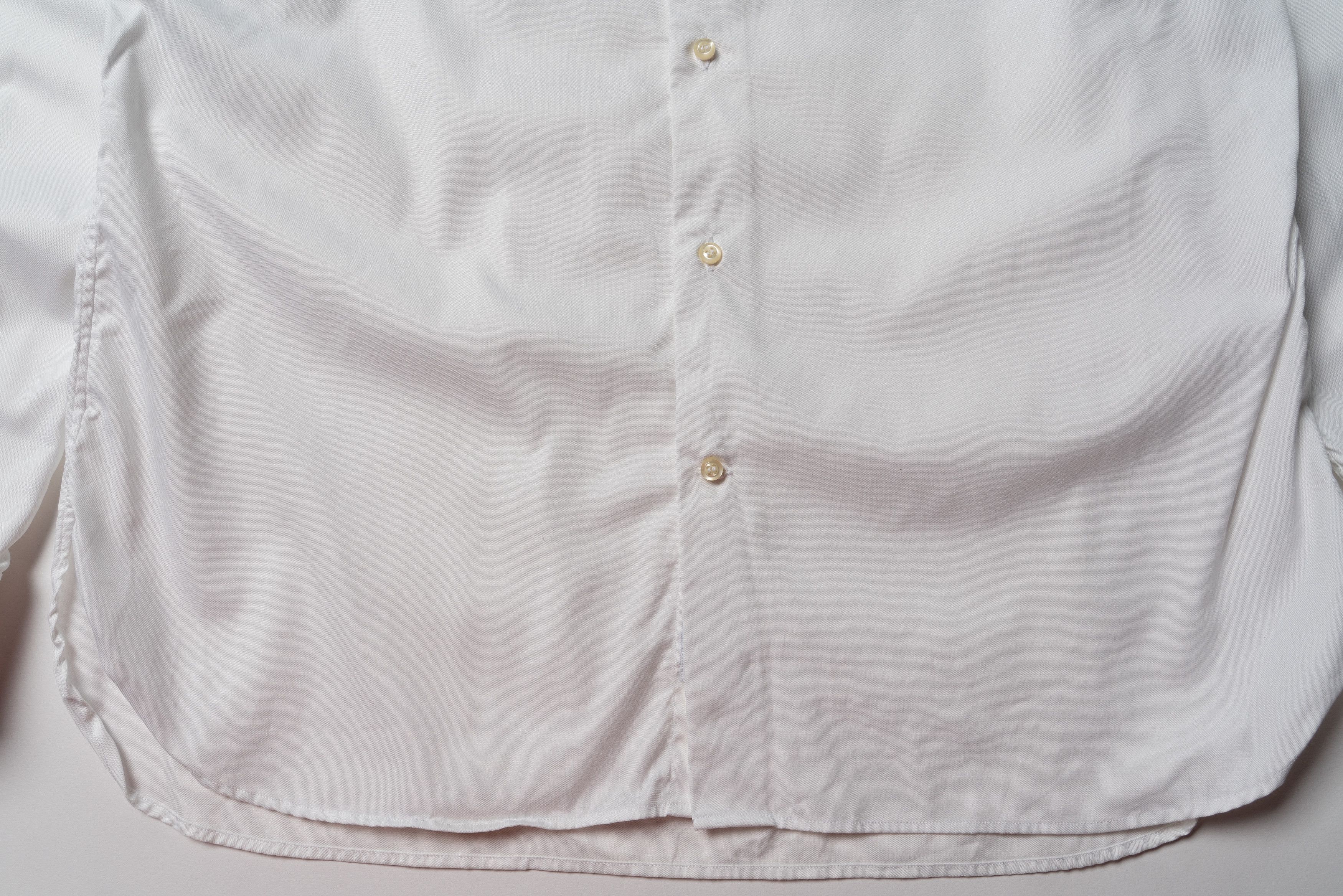 Boggi 🔵 BOGGI MILANO White Cotton Button Up shirt Size US L / EU 52-54 / 3 - 4 Thumbnail
