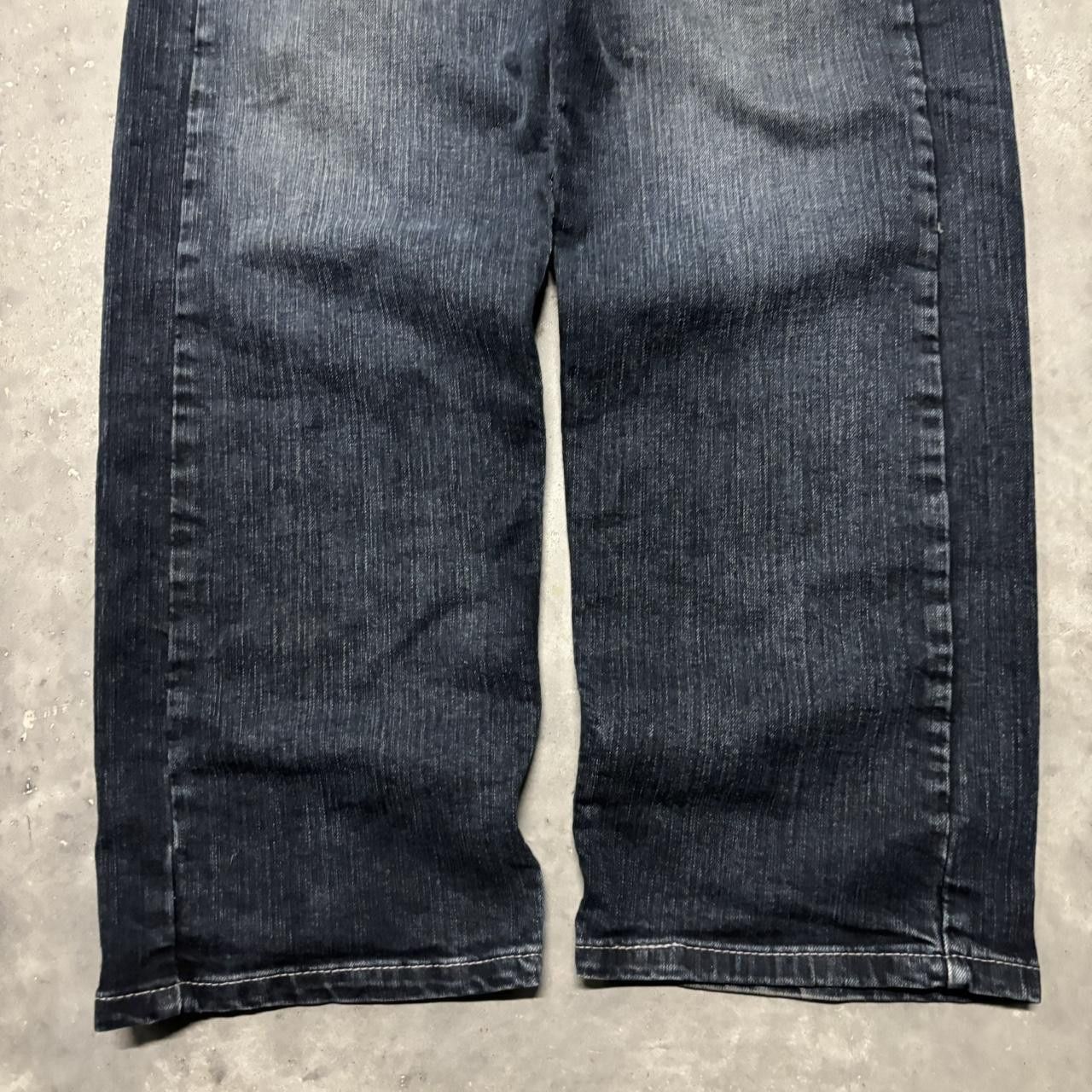 Levi's × Vintage Crazy Vintage Y2K/2000s Grunge Dark Wash Levi’s Denim Jeans! Size US 33 - 6 Thumbnail
