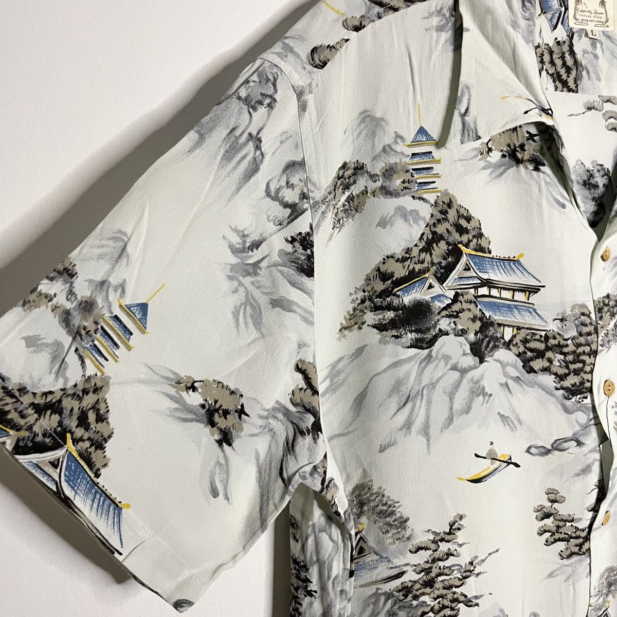 Japanese Brand × Sun Surf Kearney House Japanese Landscape Rayon Shirt Size US L / EU 52-54 / 3 - 8 Thumbnail