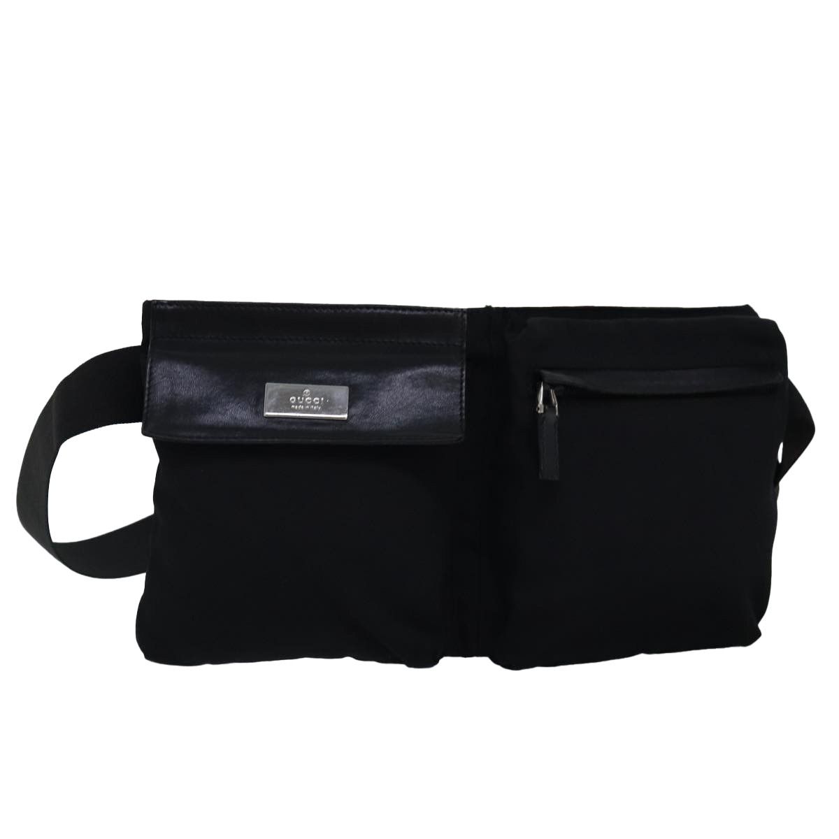 Gucci Belt Bag Black Synthetic Shoulder Bag (Pre-Owned) Size ONE SIZE - 1 Thumbnail