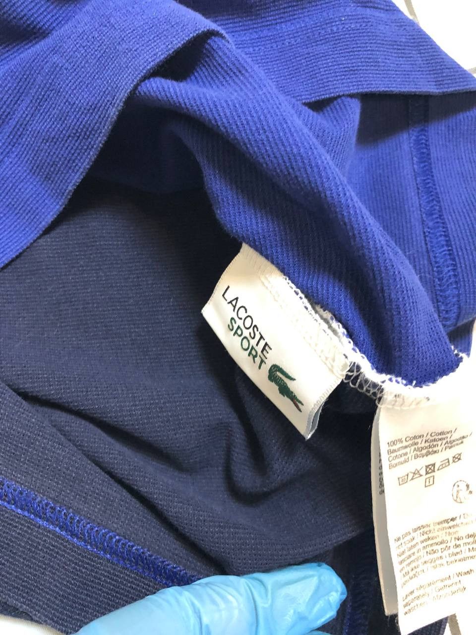 Lacoste Lacoste Ribbed Collar Short Sleeve Polo Shirt Size US XXL / EU 58 / 5 - 3 Thumbnail