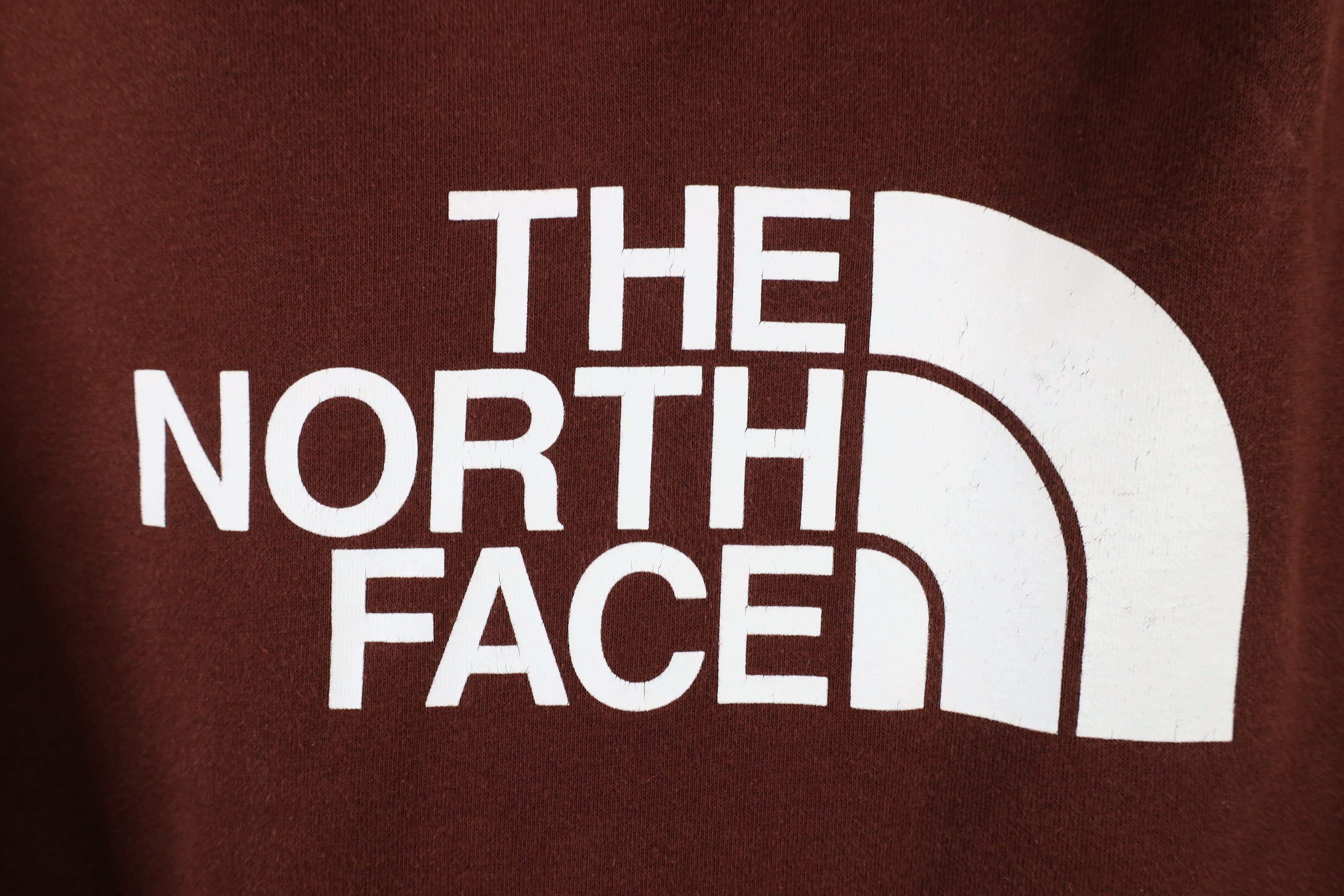 The North Face × Vintage Vintage The North Face Spell Out Big Logo Hoodie Brown Size US M / EU 48-50 / 2 - 4 Thumbnail