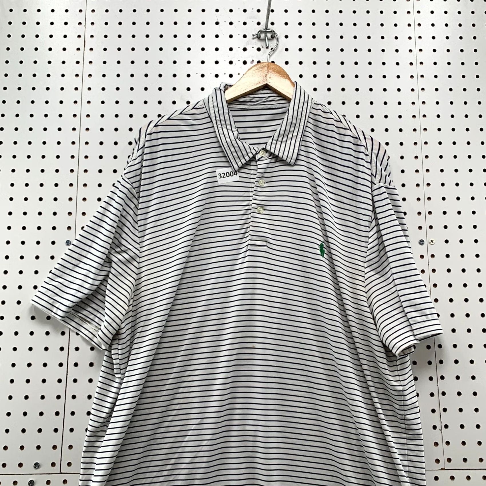 Polo Ralph Lauren Polo Ralph Lauren Shirt Mens 2XLT White Gold fits Tall Purple Striped Pony 25x36 Size US XXL / EU 58 / 5 - 5 Thumbnail