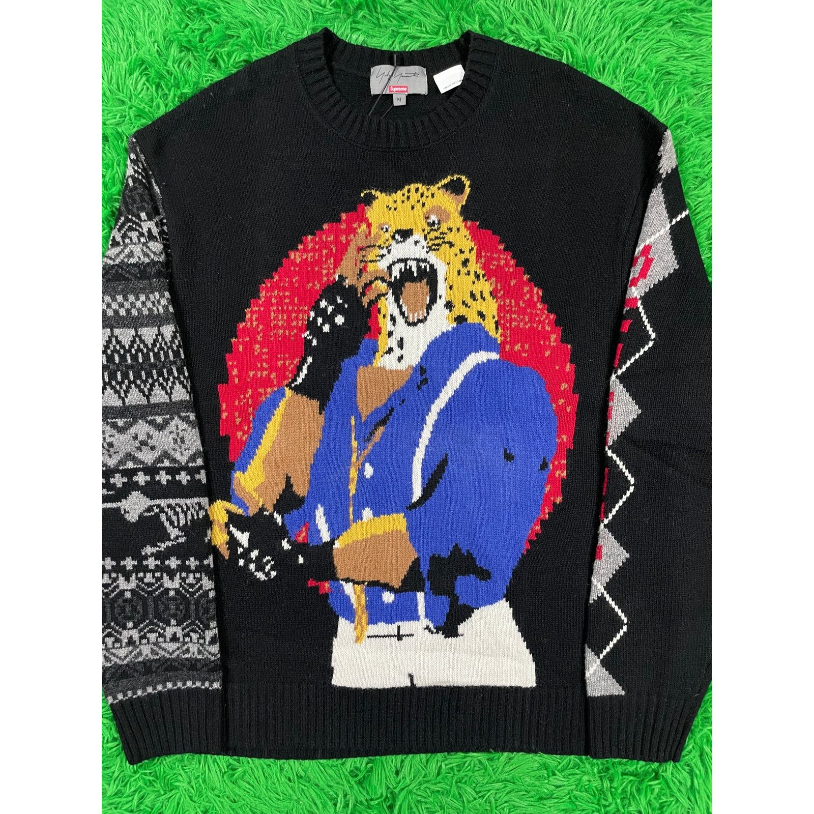 Supreme Supreme Yohji TEKKEN Sweater Black Medium New Size US M / EU 48-50 / 2 - 1 Thumbnail