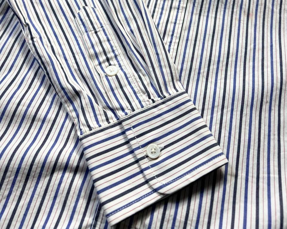 RRL Ralph Lauren RRL - RL Sanforized Stripe Shirt Size US M / EU 48-50 / 2 - 7 Thumbnail
