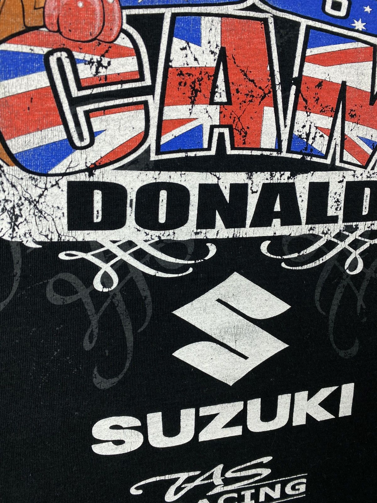 Vintage 🛣️Vintage 00s T-Shirt Suzuki Cameron Donald 86 Racing Tee🛣️ Size US S / EU 44-46 / 1 - 8 Thumbnail
