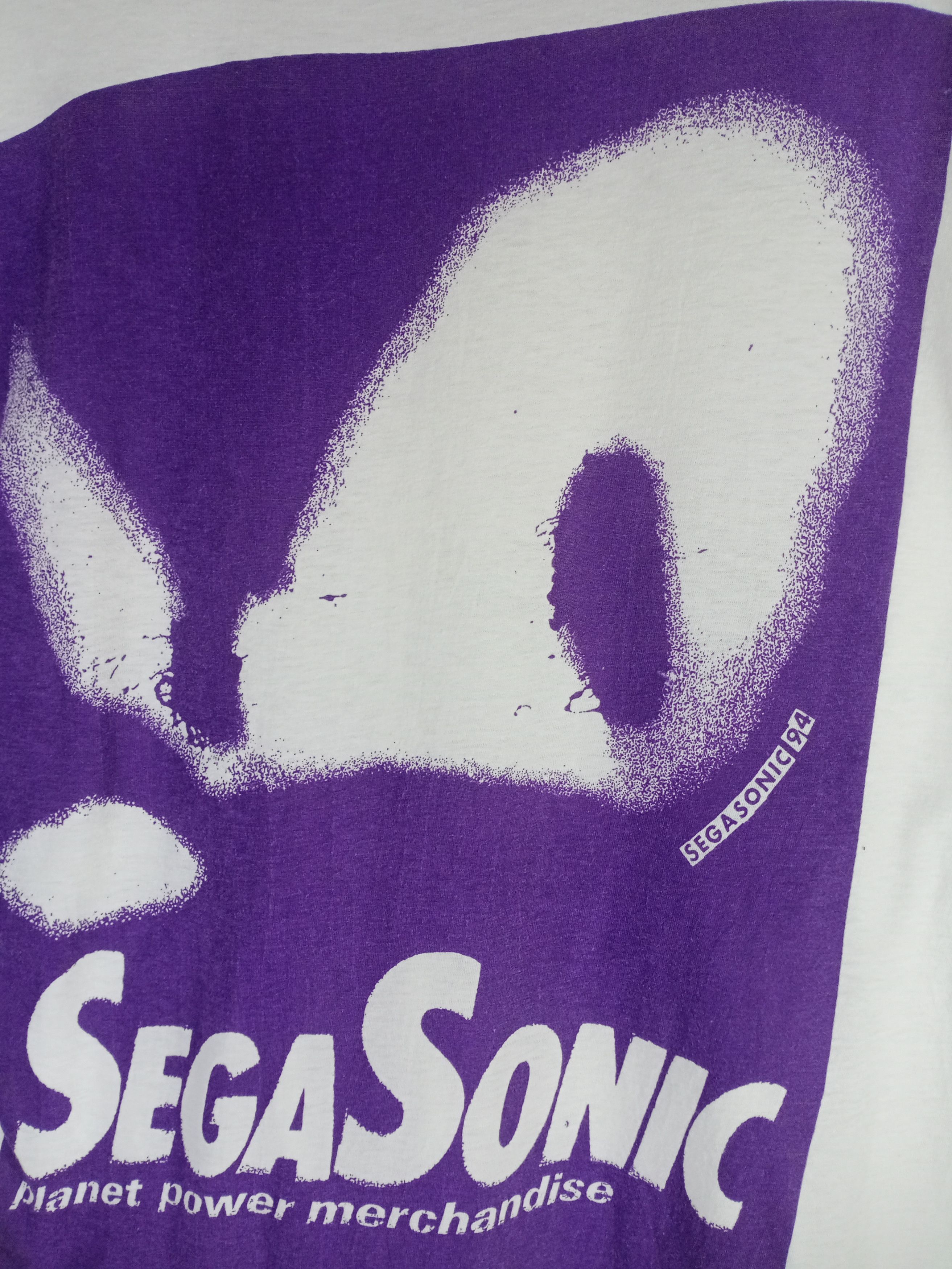 Nintendo × Vintage Rare Vintage 1994 Sega Sonic Overprint Tshirt Size US M / EU 48-50 / 2 - 4 Thumbnail
