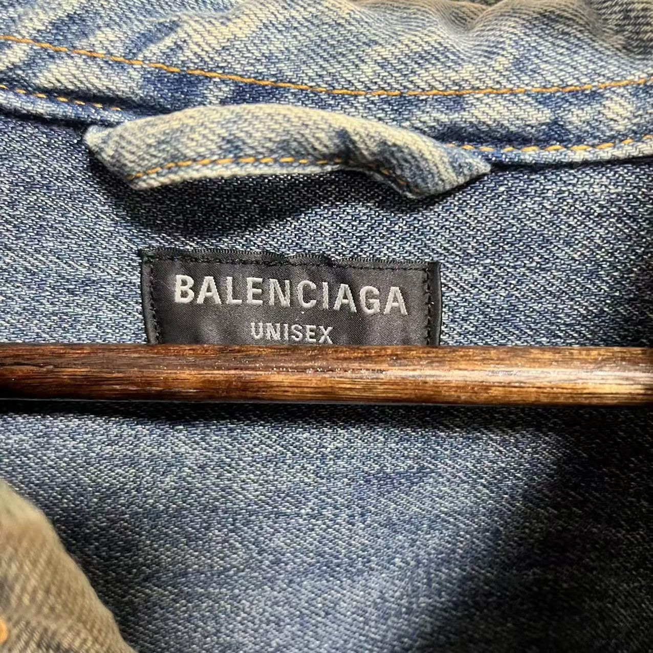 Balenciaga Balenciaga ice blue mud dyed denim jacket-DMC99 Size US S / EU 44-46 / 1 - 3 Thumbnail