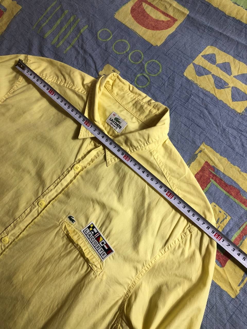 Japanese Brand × Lacoste × Vintage Vintage 90's Lacoste Shirts Short Sleeve Single Pocket Size US L / EU 52-54 / 3 - 9 Thumbnail