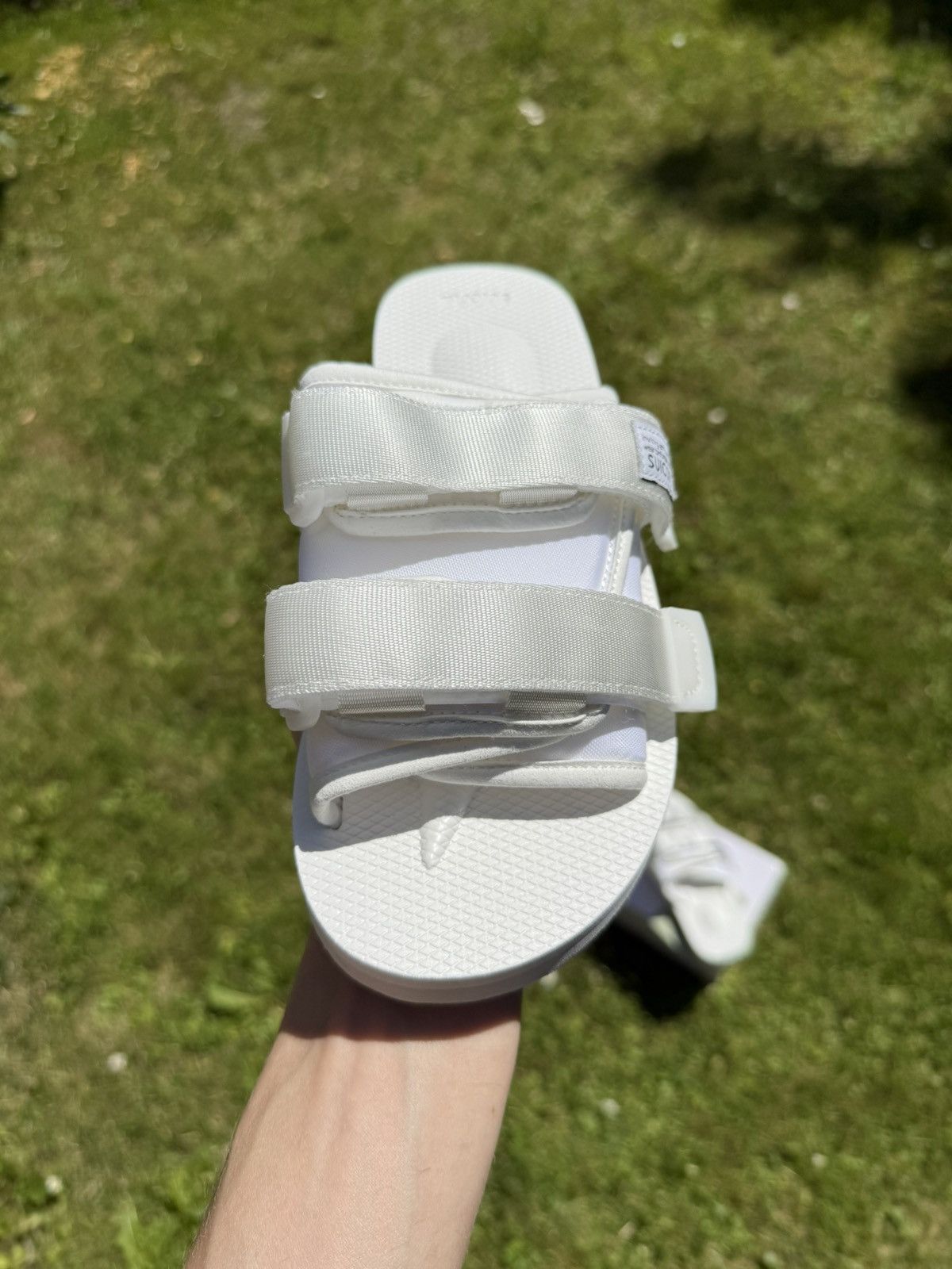 Designer Suicoke Moto Cab OG-056 White Slides Sandals Size US 6 / IT 36 - 13 Thumbnail