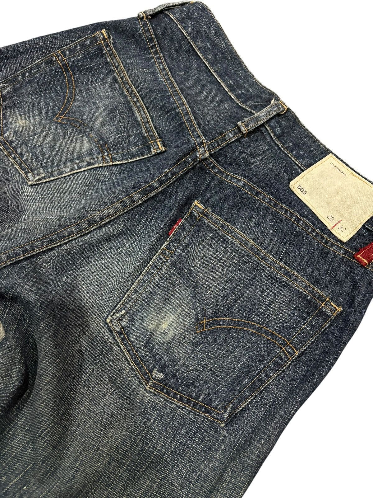 Levi's × Vintage Y2k Vintage Levi’s Japan Lot 505 Faded Straight Cut Jeans Size US 28 / EU 44 - 9 Thumbnail
