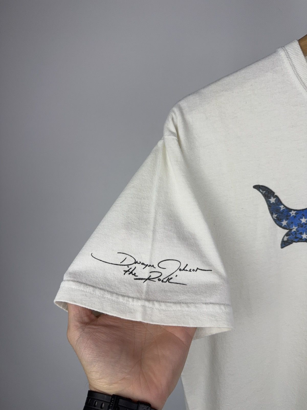 Vintage × WWE × WWF WWE The Rock Team Bring It Tee USA Flag Bull Logo M 2008 Size US M / EU 48-50 / 2 - 5 Thumbnail