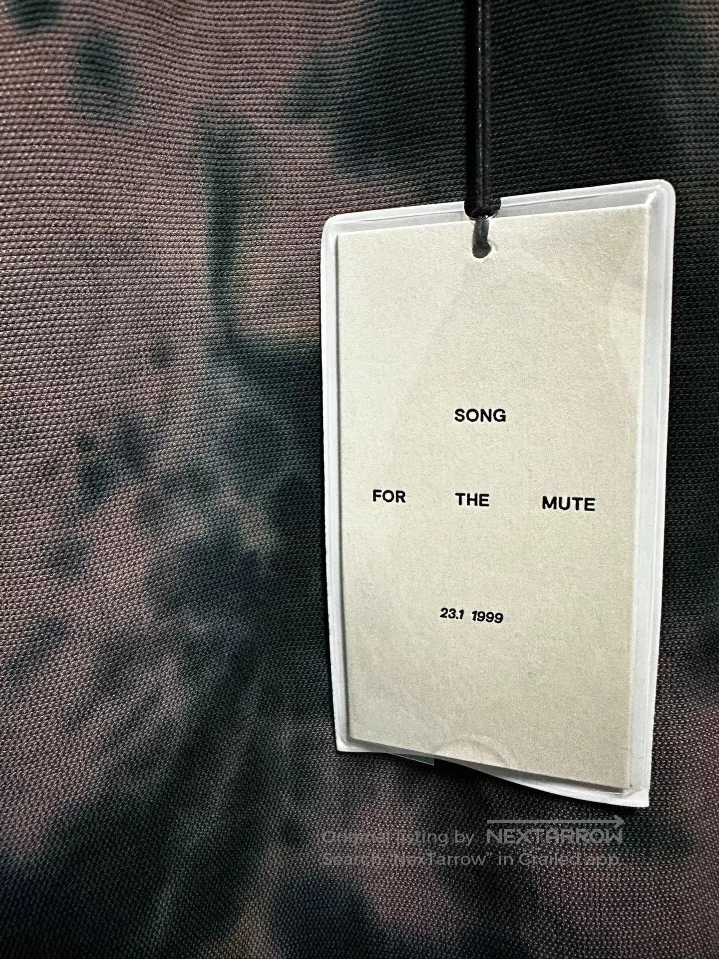 Song For The Mute SFTM 23.1 Black Gray Tie. Size US 30 / EU 46 - 3 Thumbnail