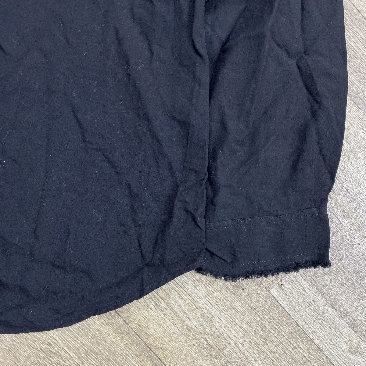 Yohji Yamamoto Archive Y’S For Men Yohji Yamamoto Black Long Shirt Designer Size US S / EU 44-46 / 1 - 11 Thumbnail