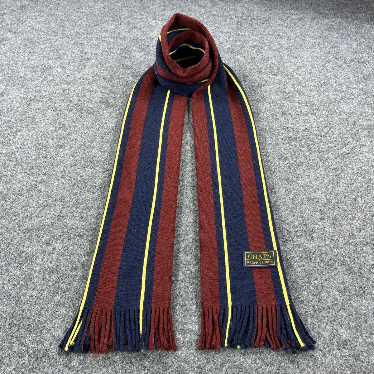 Chaps Ralph Lauren × Vintage Chaps Ralph Lauren Scarf / Muffler / Neckwear T1555 Size ONE SIZE - 4 Thumbnail