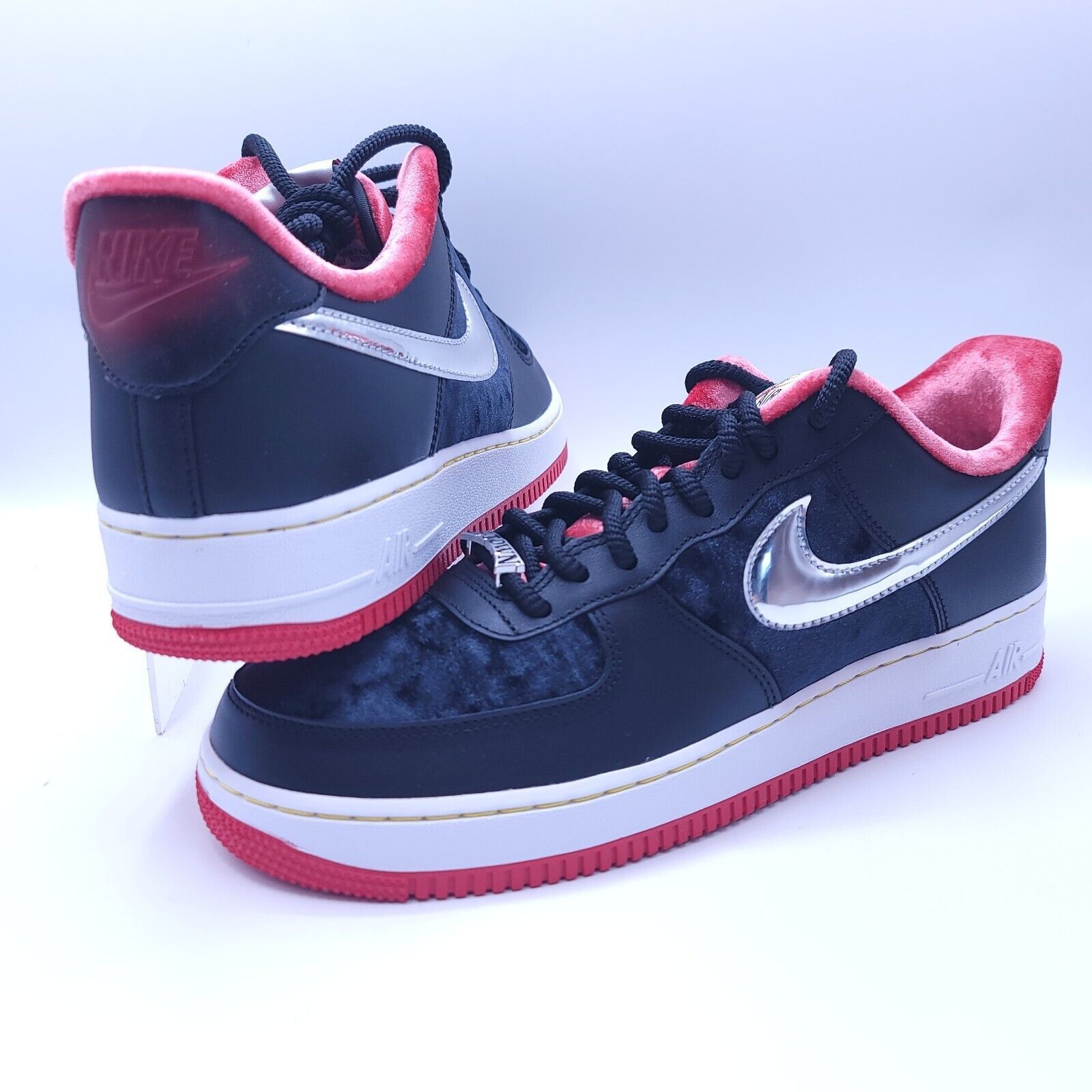 Nike Nike Air Force 1 Low PRM Shoe Men Size 11.5 DZ5427-001 Black Size US 11.5 / EU 44-45 - 7 Thumbnail