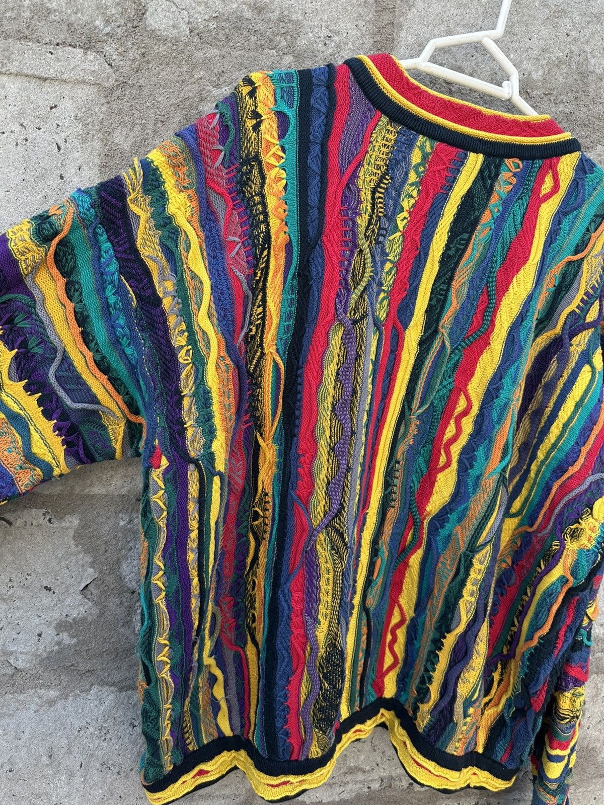 Coogi Vintage 90s Coogi 3D Knit Sweater – Made in Australia Size US XL / EU 56 / 4 - 8 Thumbnail