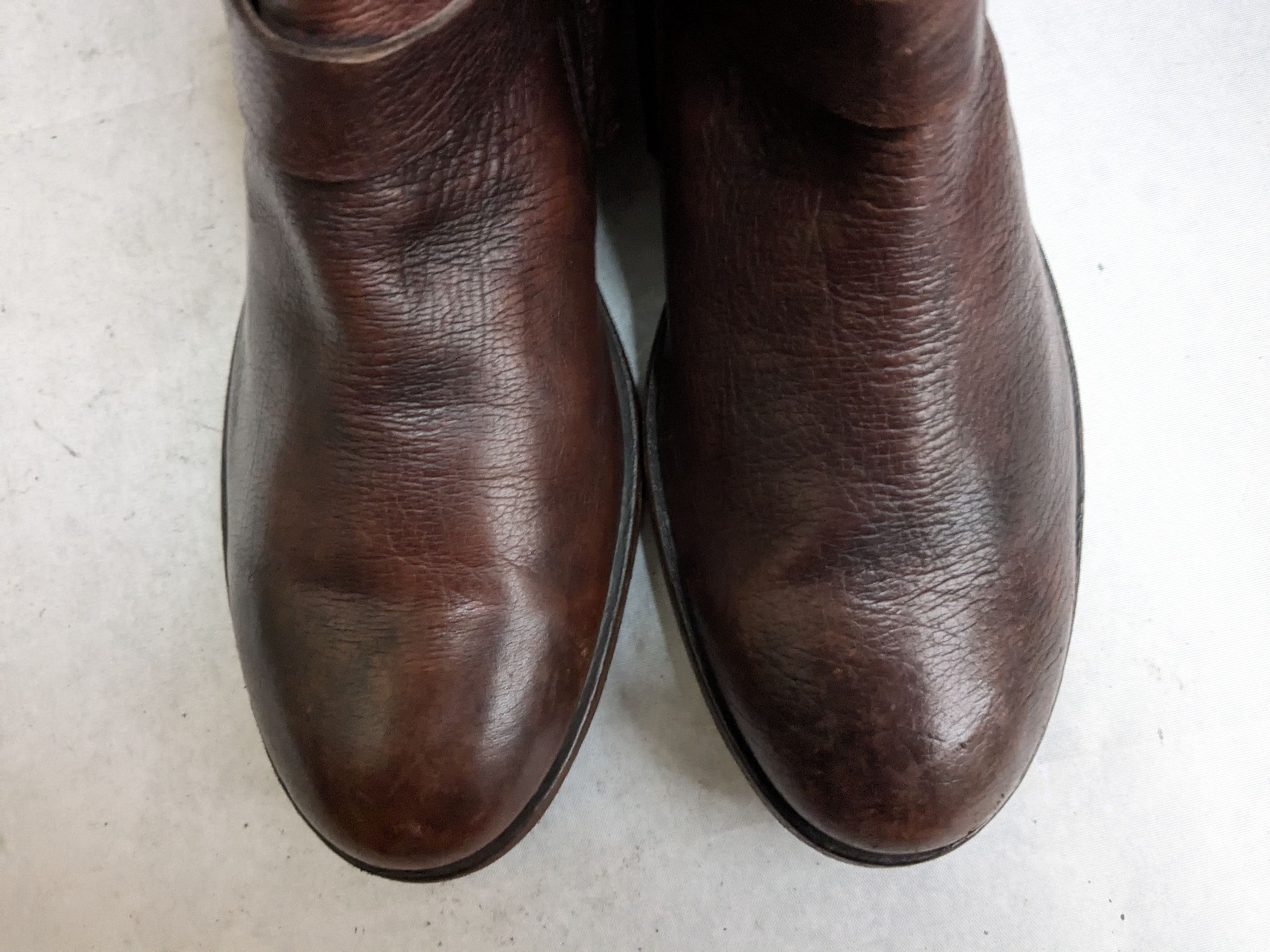 Frye Frye Harness Boots 9 D Brown Leather Buckle Size US 9 / EU 42 - 2 Thumbnail