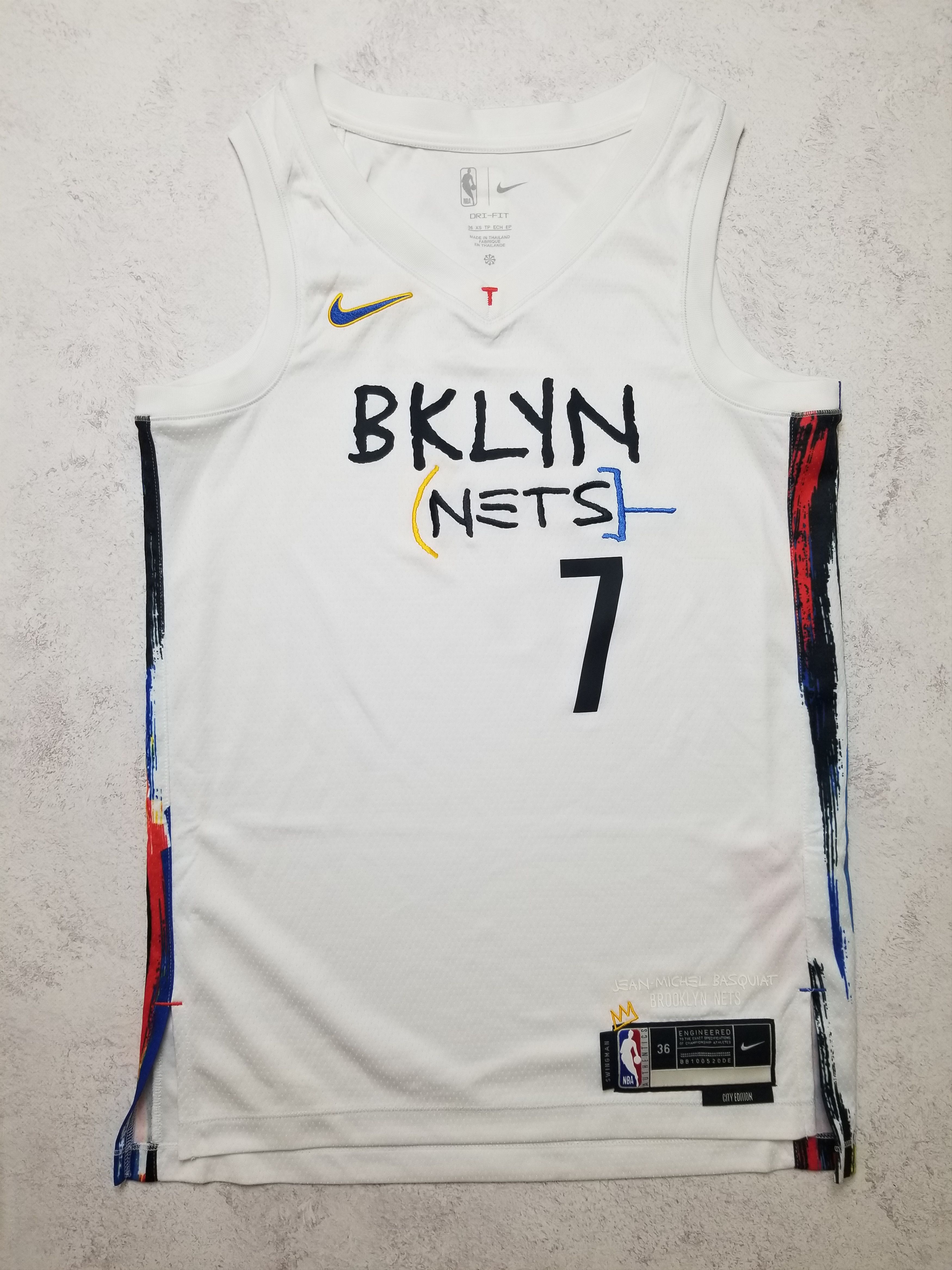 Nike Kevin Durant Brooklyn Nets City Edition Swingman NBA Jersey Size US XS / EU 42 / 0 - 1 Thumbnail